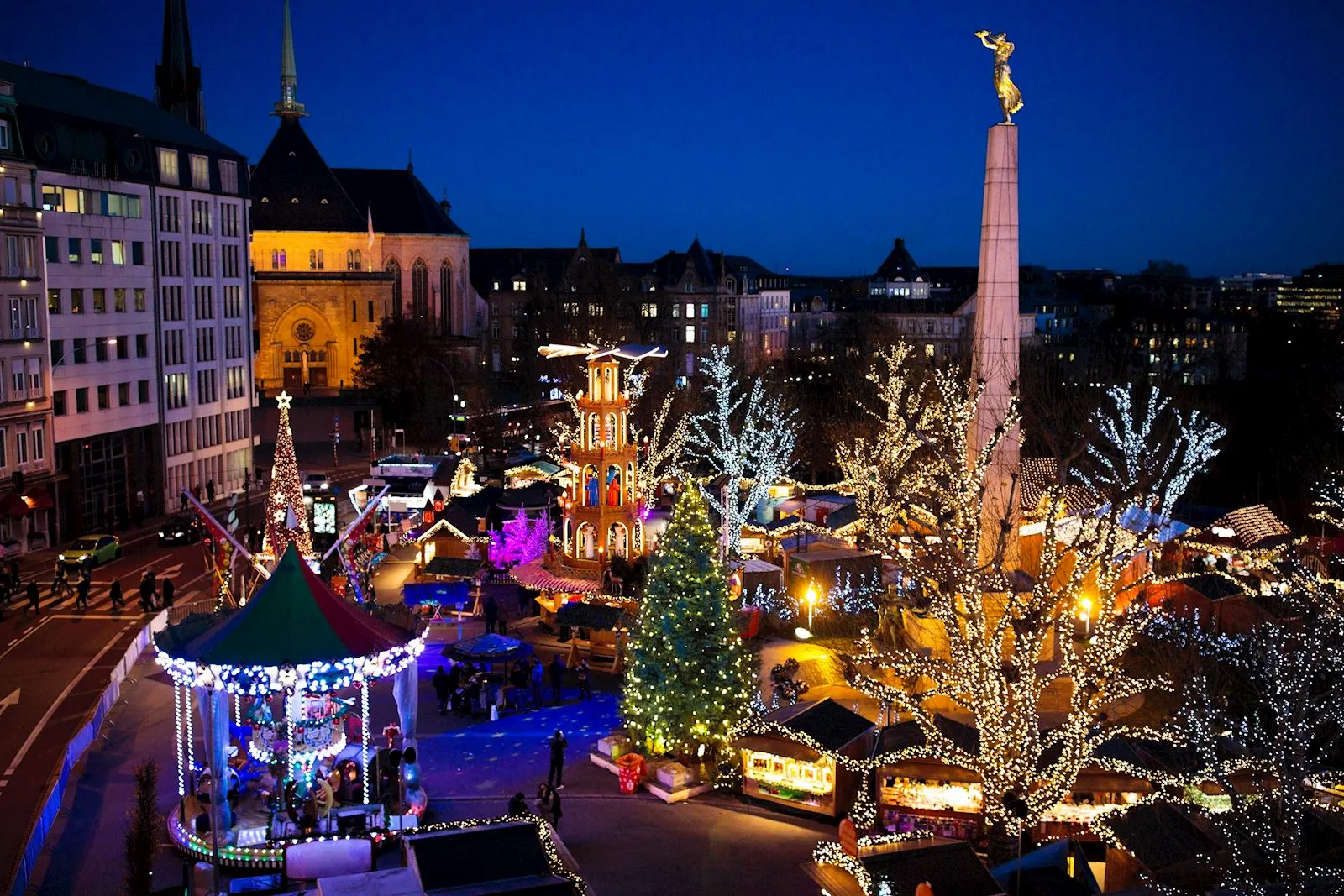 Christmas fair in Luxemburg