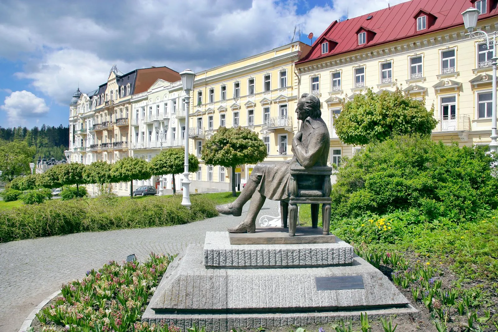 פסל של גתה, צ'כיה